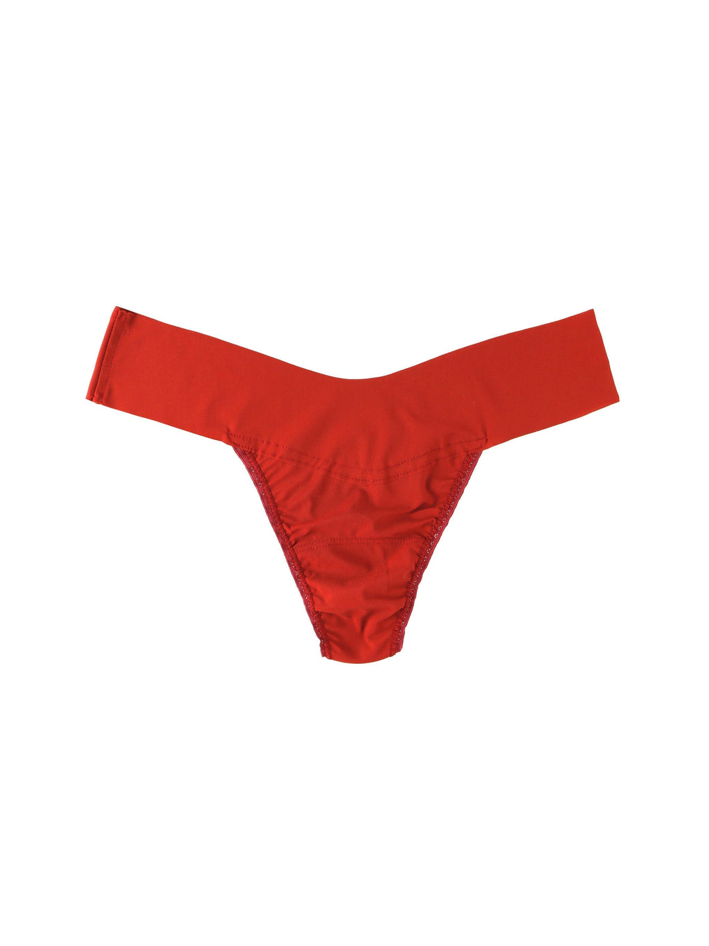 BreatheSoft™ Natural Rise Thong Dried Cherry Red