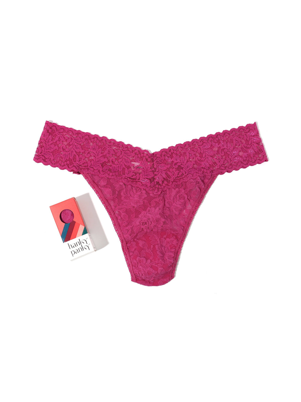 PlayStretch™ High Rise Thong Cayenne Red