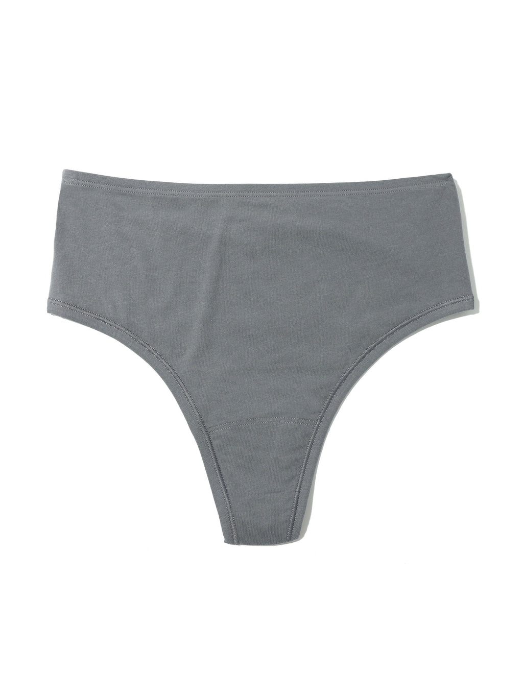 Grey Cotton Knotty Banded Thong