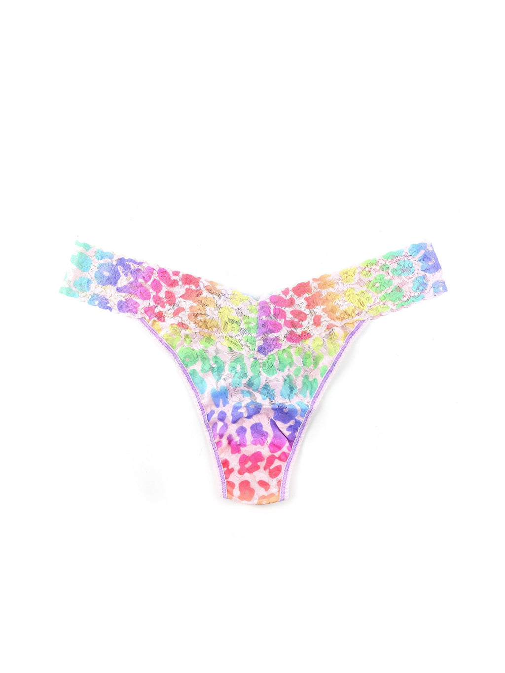 Plus Size Printed Signature Lace Thong Pride Leopard Sale