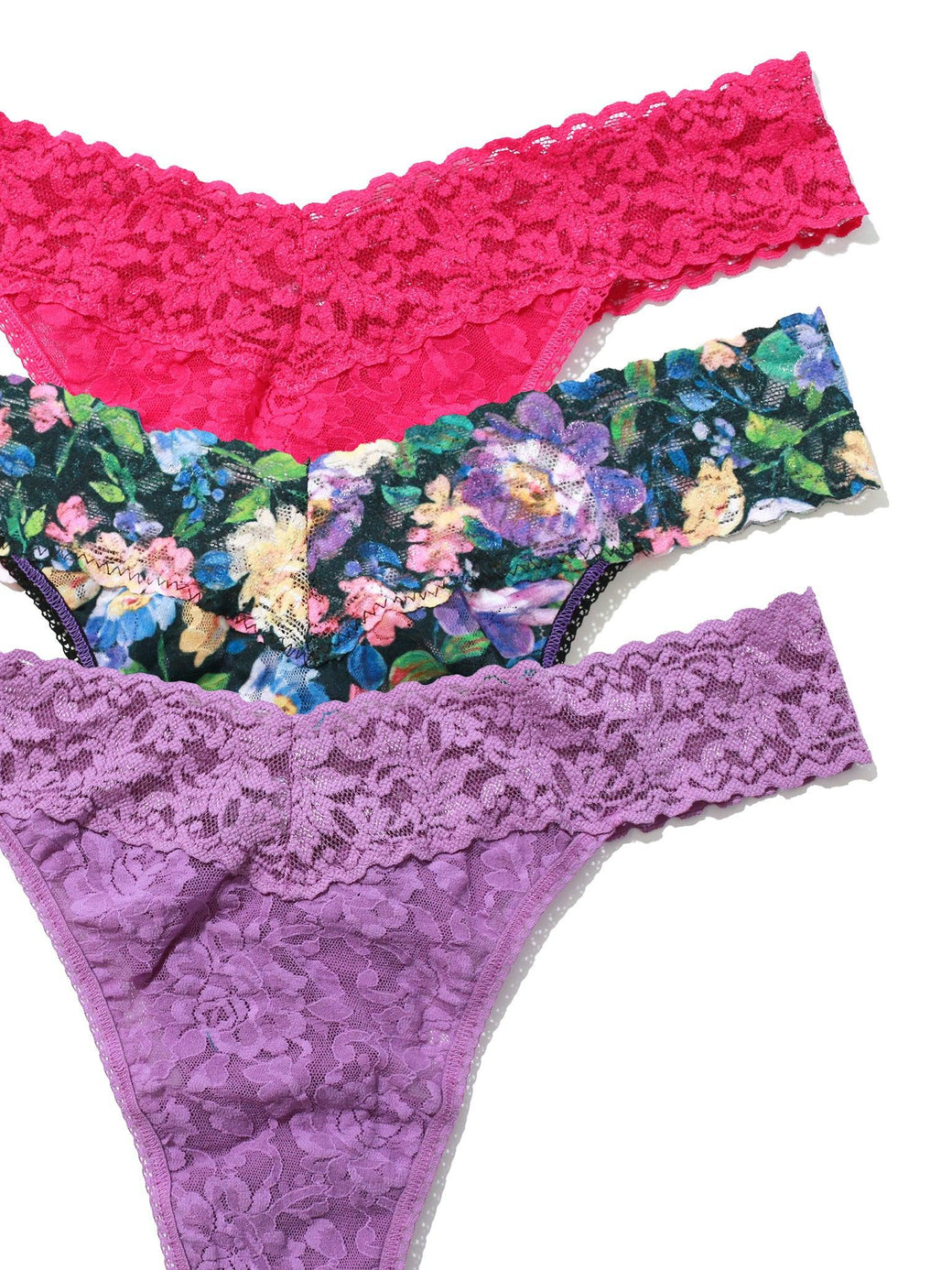 3 Pack Original Rise Thongs Dream Garden