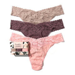 Buy Pack of 3 cotton and lace thongs Online in Dubai & the UAE