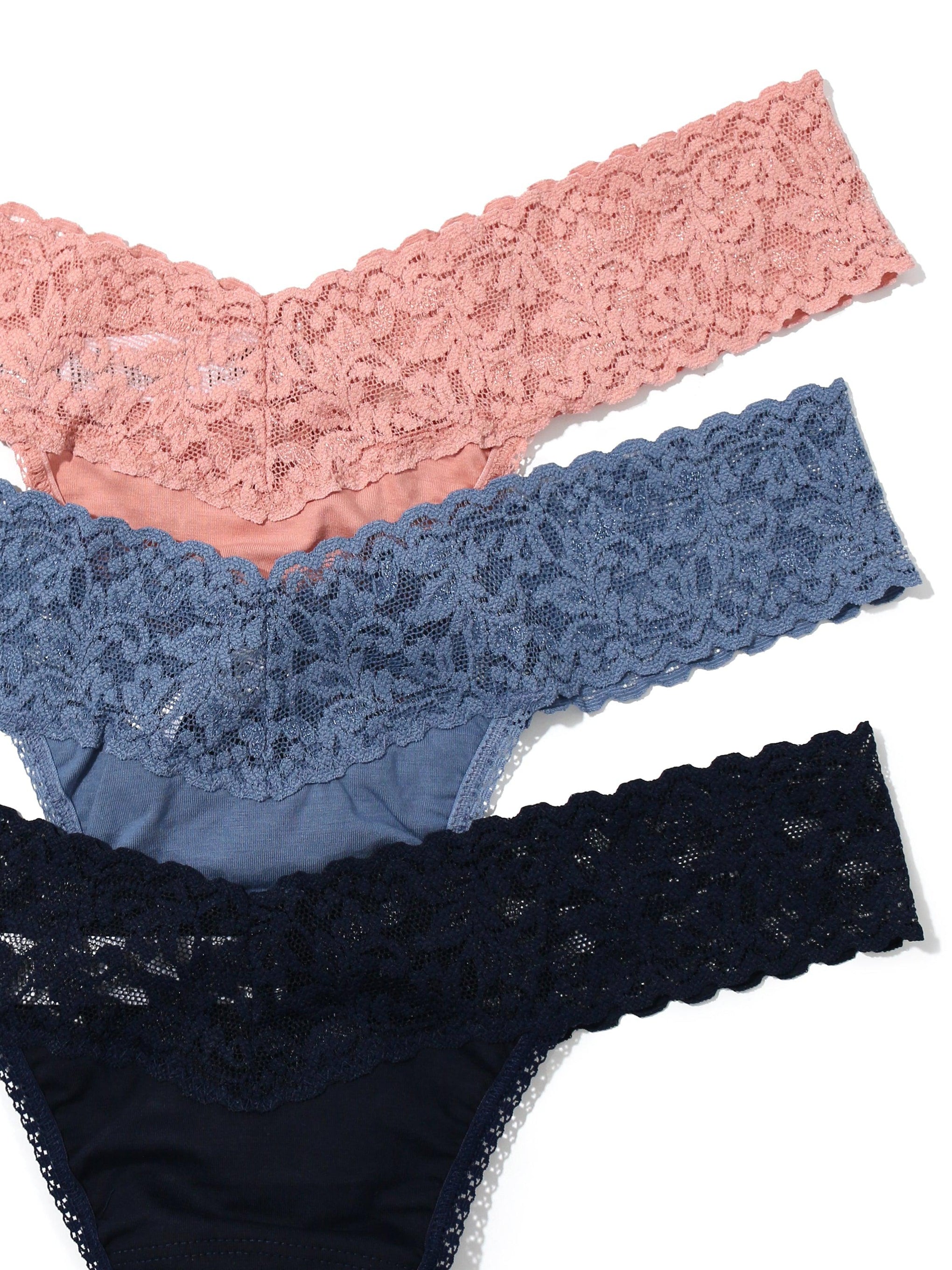 Custom Name Women's Lace Brief Property of Name Pink Heart