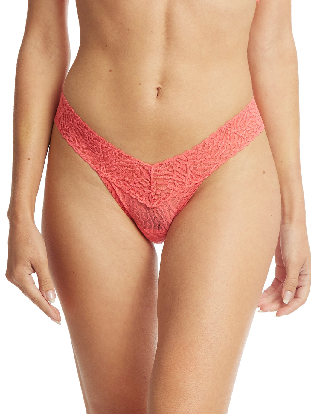 Animal Instincts Low Rise Thong Wild Card Red Sale | Hanky Panky