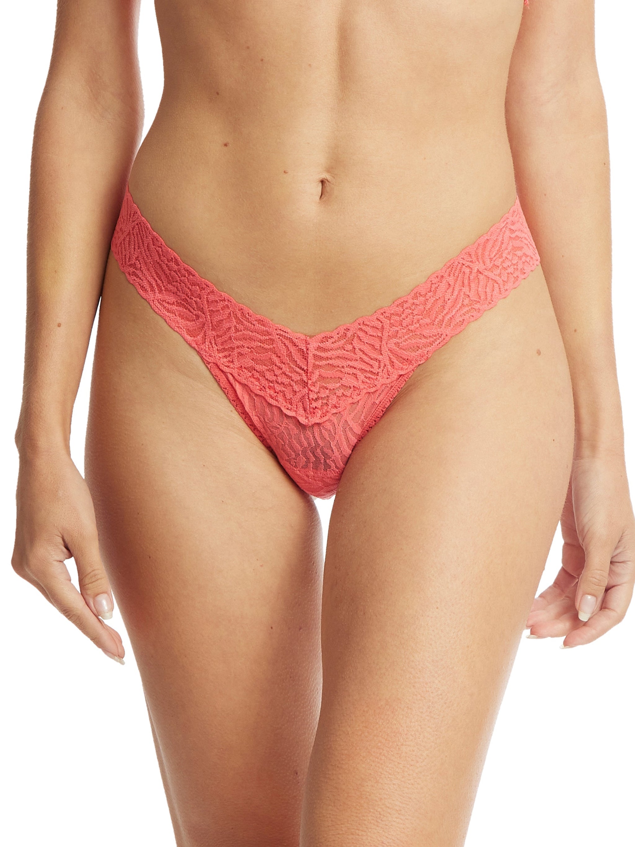 Animal Instincts Low Rise Thong Wild Card Red Sale