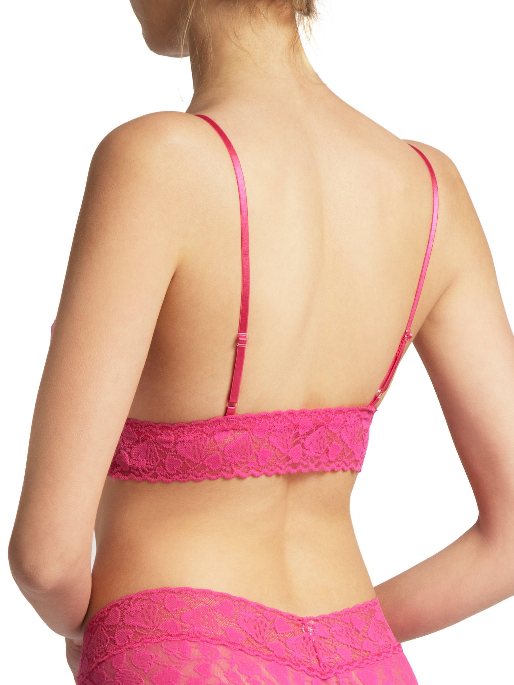 Lover Pink Lace Bralette  Pink Boutique Bralettes for Women