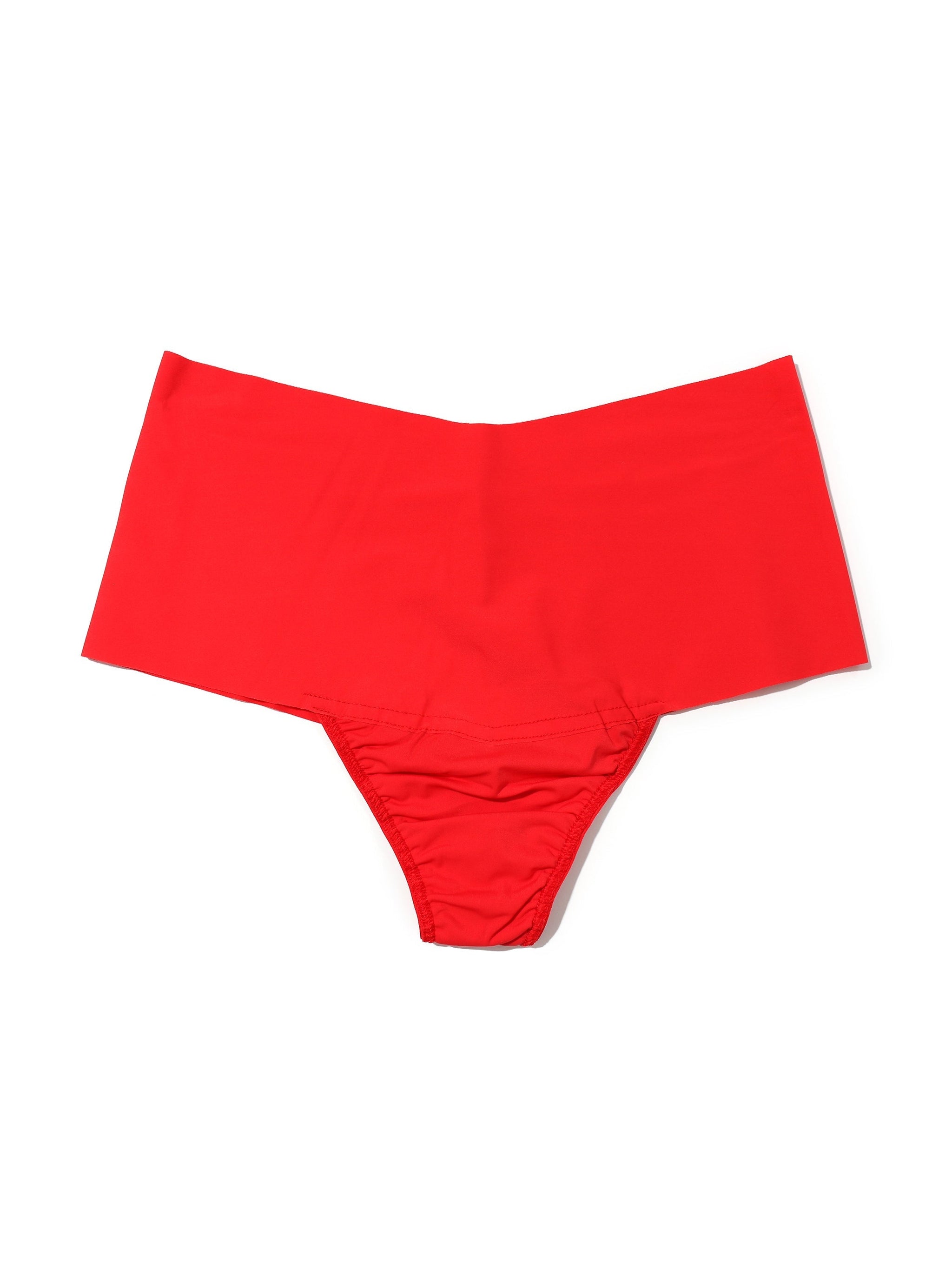 BreatheSoft® High Rise Thong Sleigh Queen Red