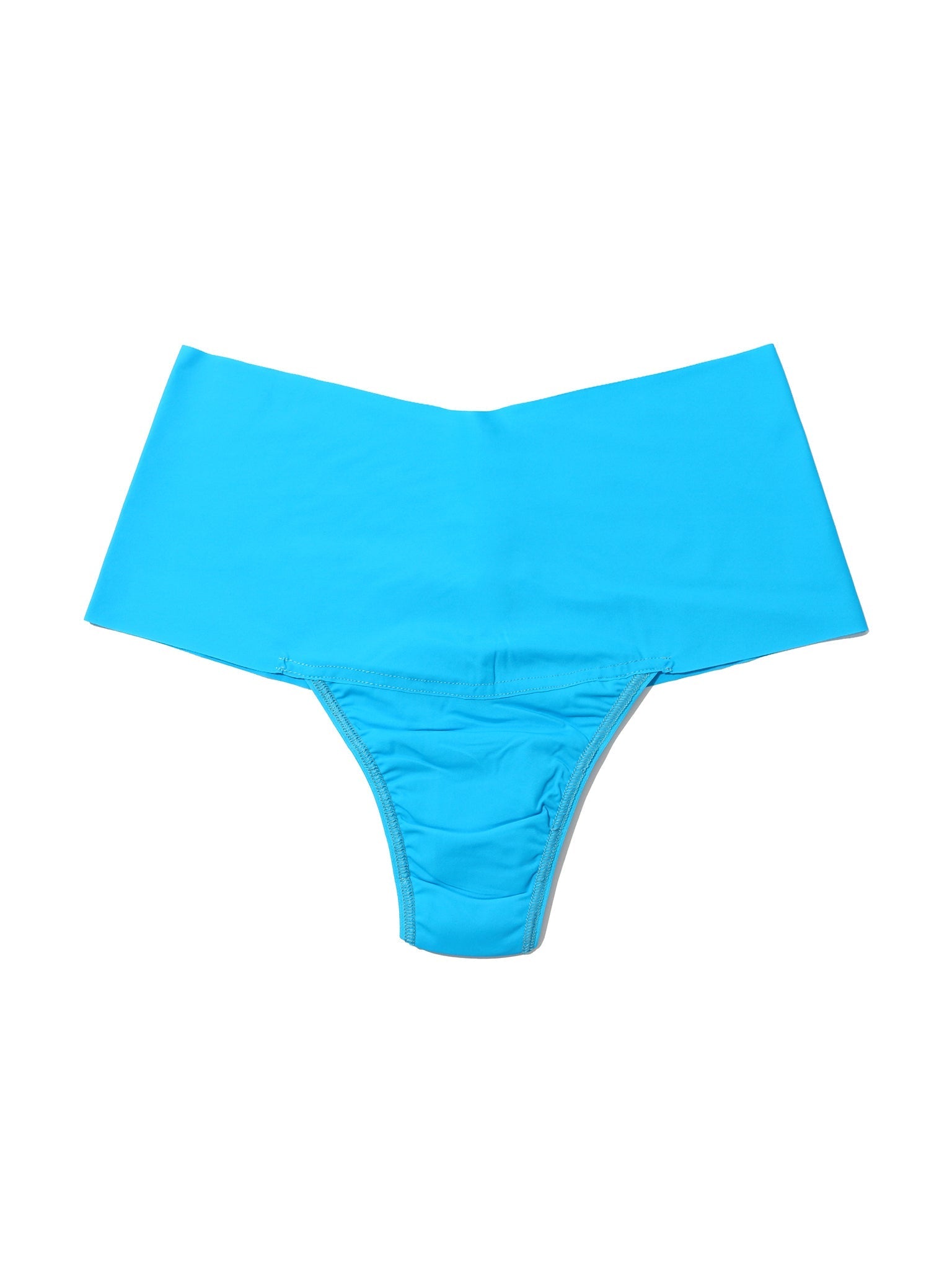 BreatheSoft® High Rise Thong So Cerulean Blue