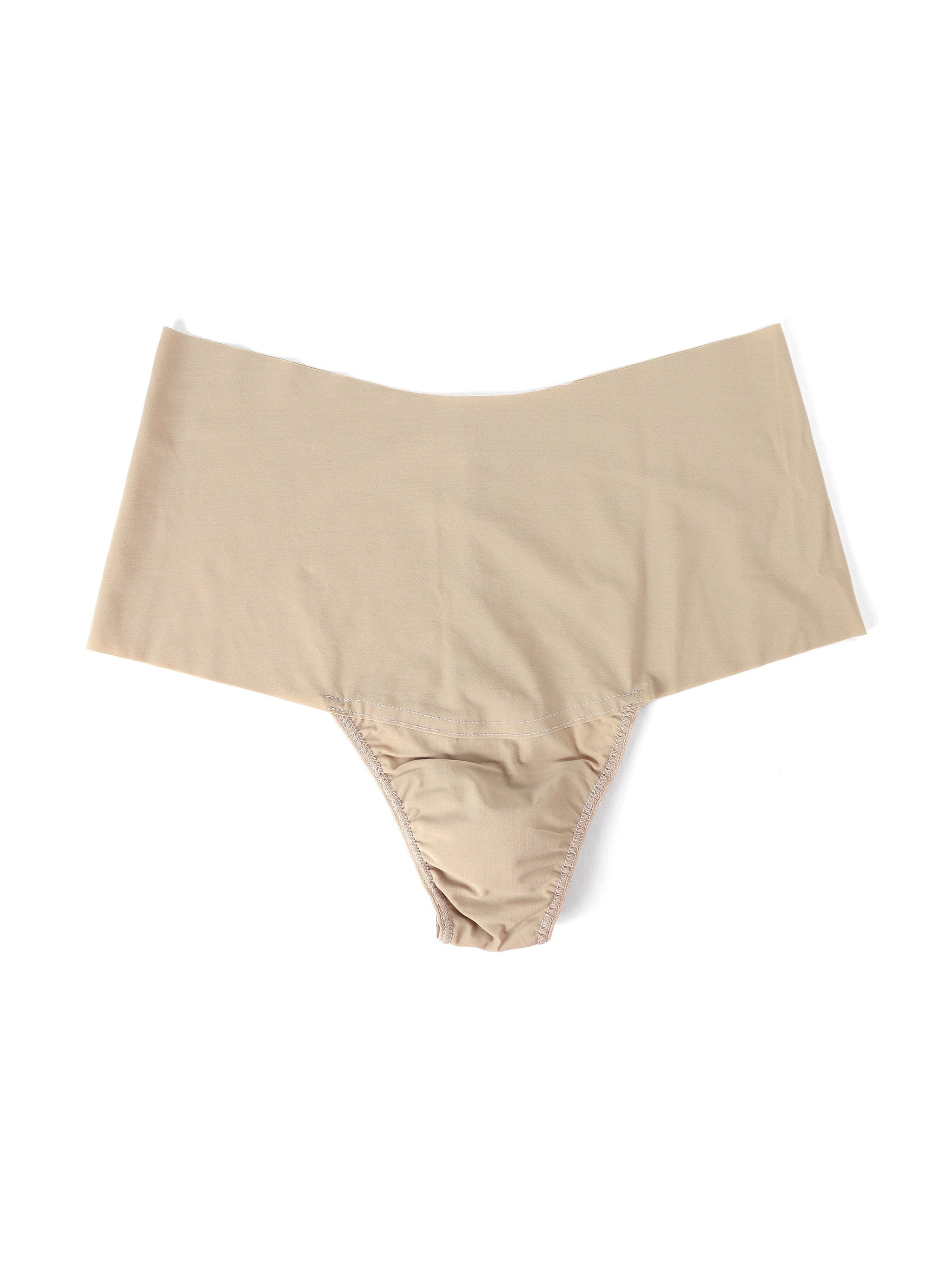 Breathe Hi-Rise Thong-TAUPE-Hanky Panky