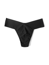 Breathe Natural Rise Thong-BLACK-Hanky Panky