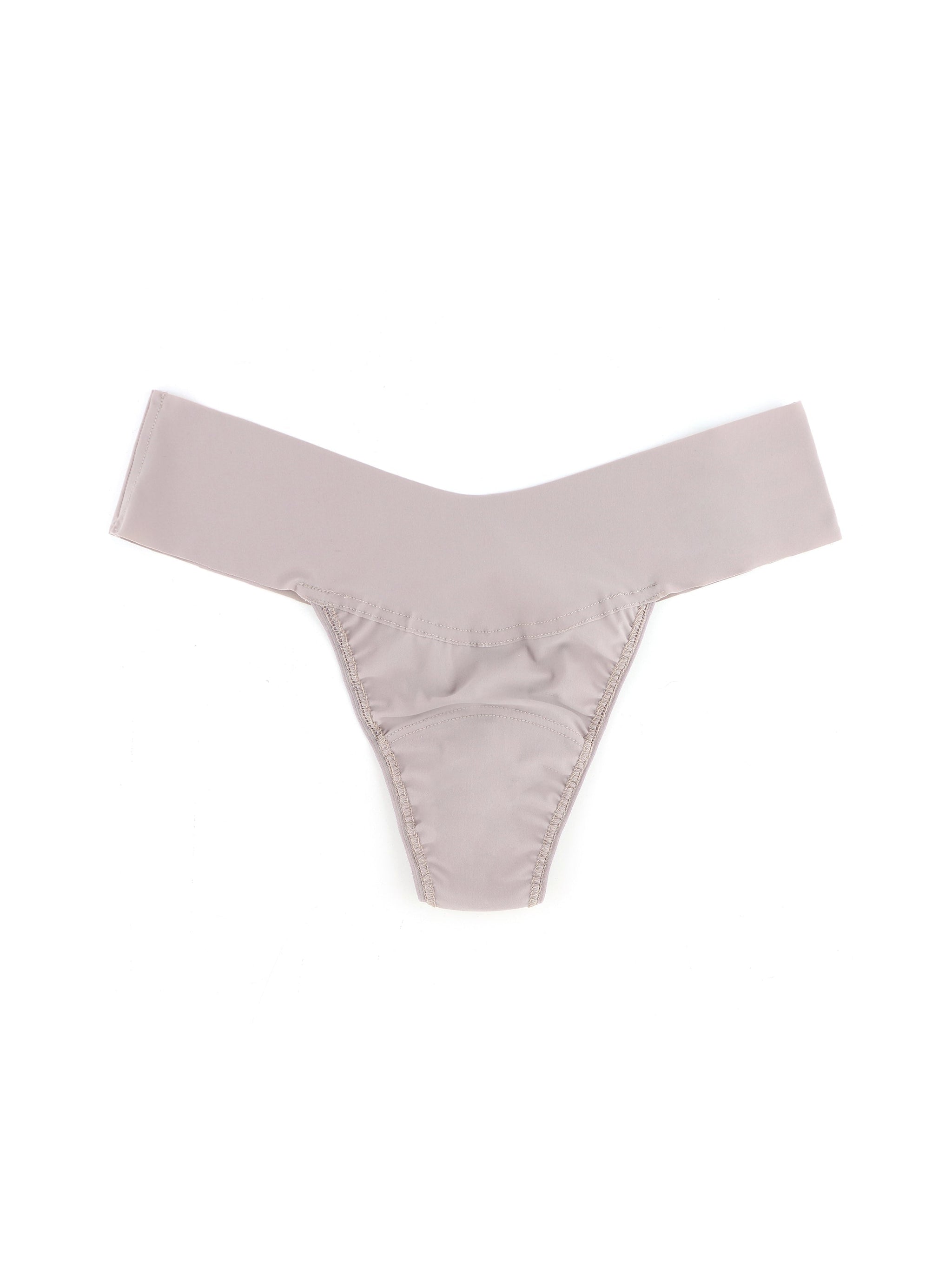 BreatheSoft® Natural Rise Thong Evening Grey