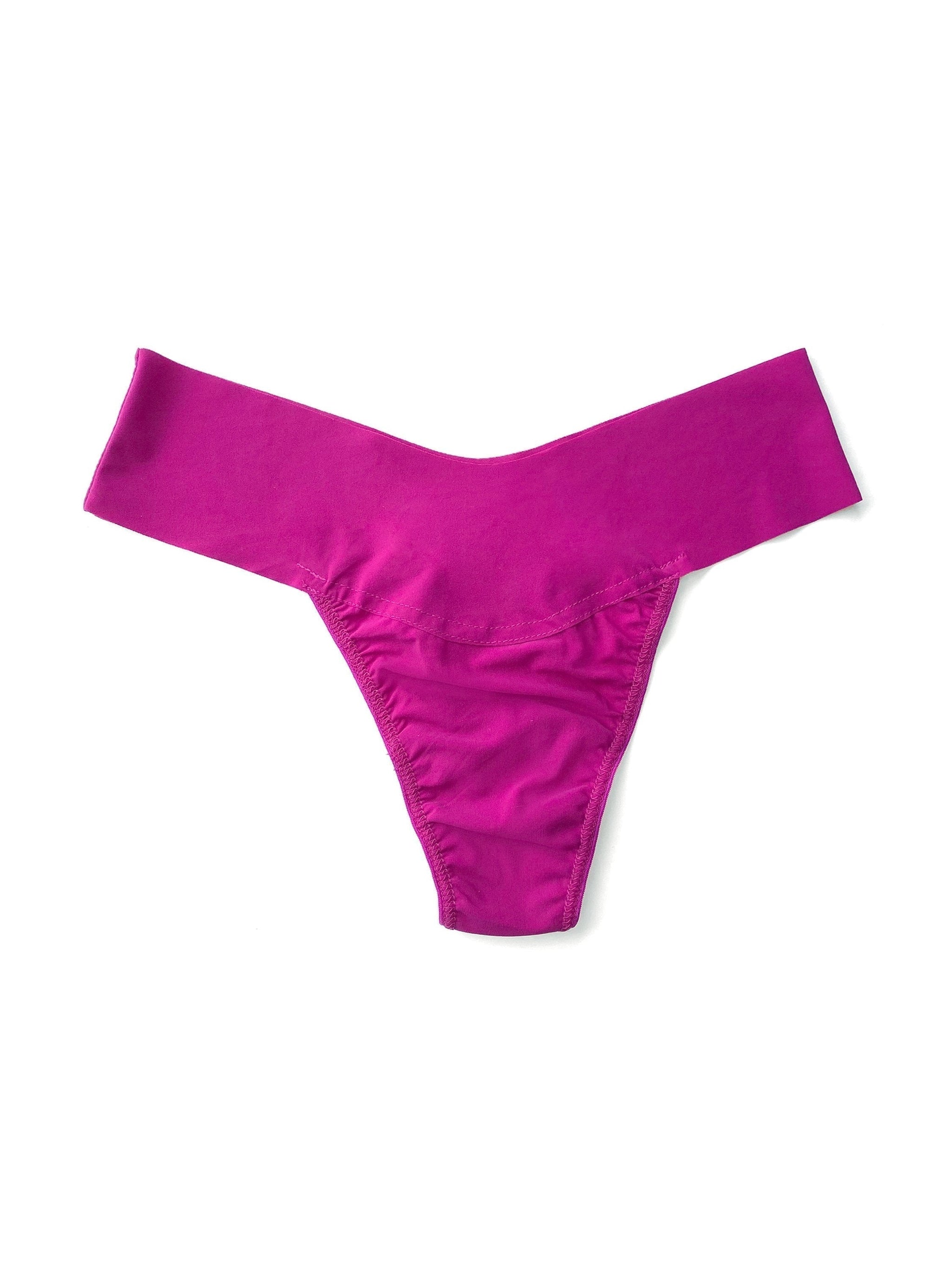 Breathe Natural Rise Thong-HOT FUCHSIA-Hanky Panky