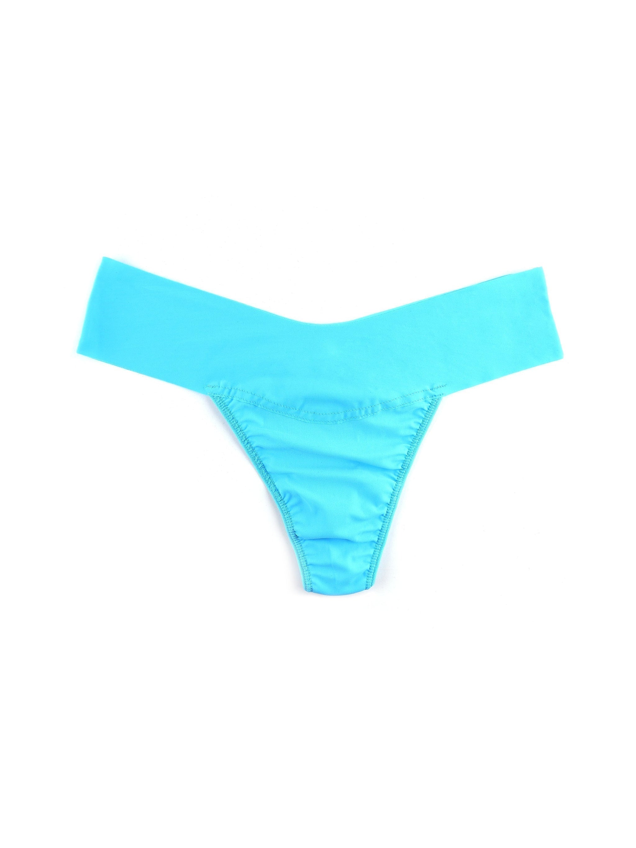 BreatheSoft® Natural Rise Thong Pacific Blue Sale