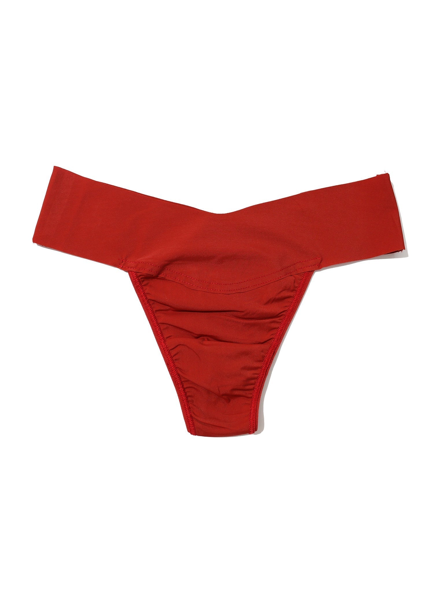 BreatheSoft® Natural Rise Thong Sundried Tomato Red