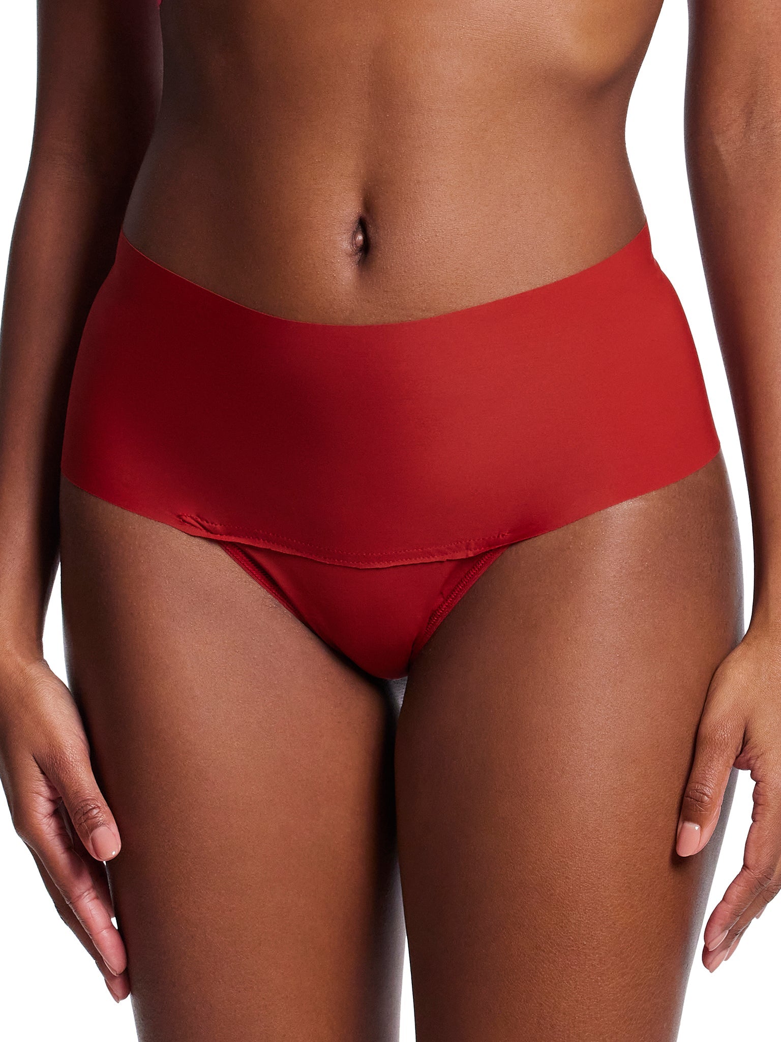 BreatheSoft™ High Rise Thong Sundried Tomato Red