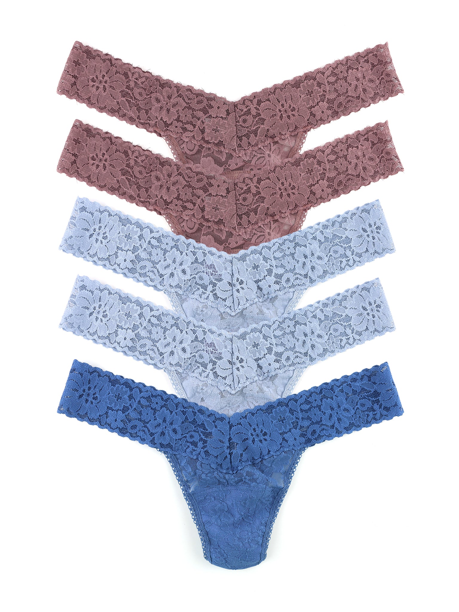 Daily Lace™ Low Rise Thong 5 Pack