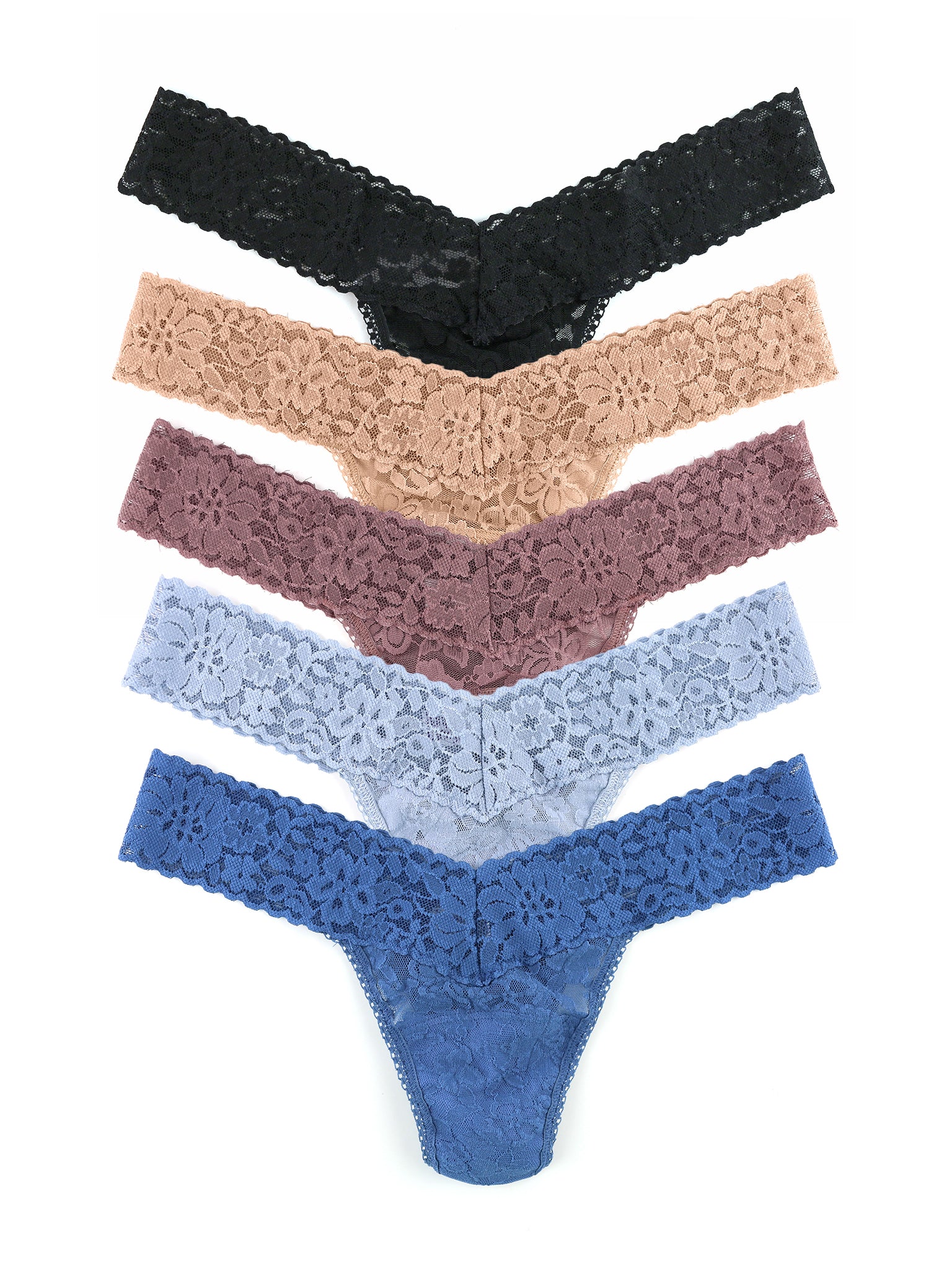 Daily Lace™ Low Rise Thong 5 Pack