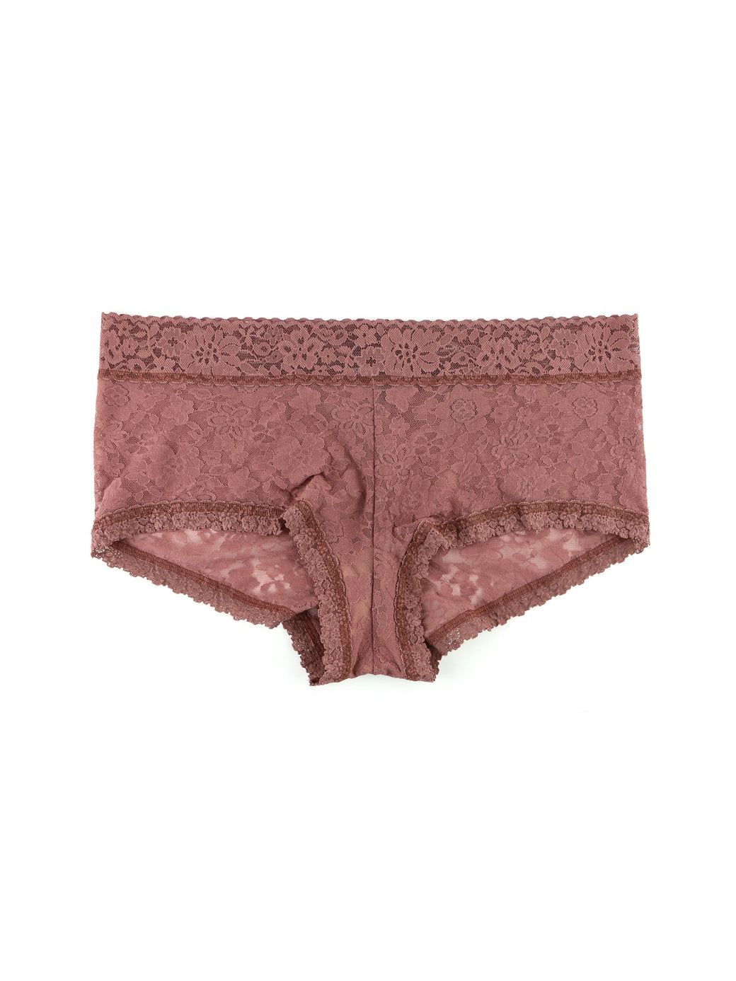 Daily Lace™ Plus Size Boyshort Exclusive Allspice Brown Sale