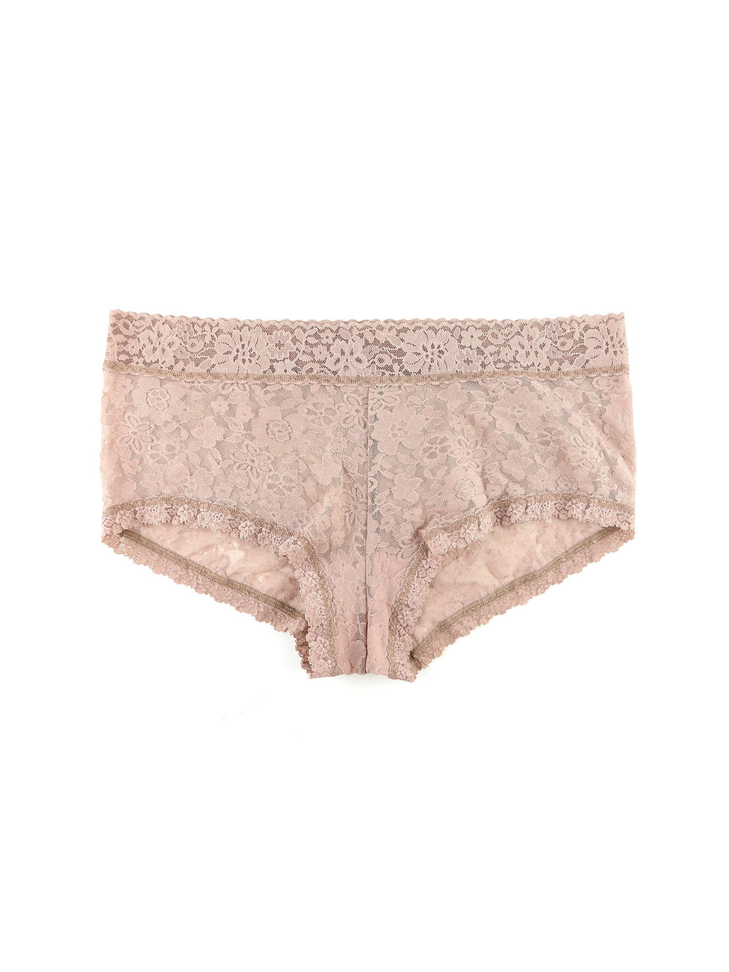 Daily Lace™ Plus Size Boyshort Taupe Sale