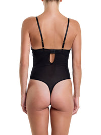 Dark Romance Underwire Bodysuit Black