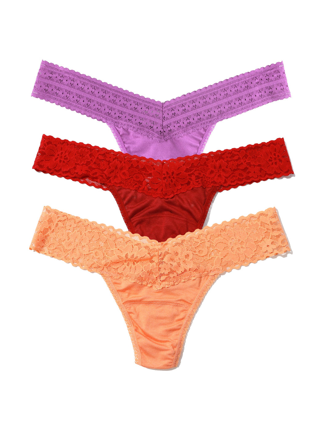 DreamEase® Low Rise Thong 3 Pack