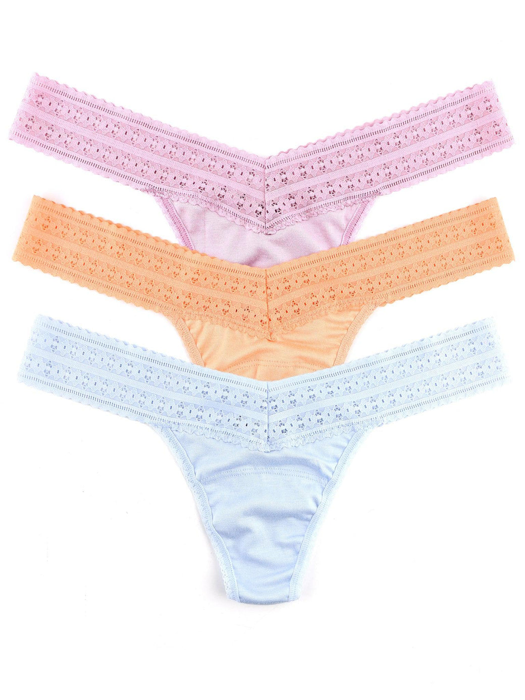 DreamEase® Low Rise Thong 3 Pack