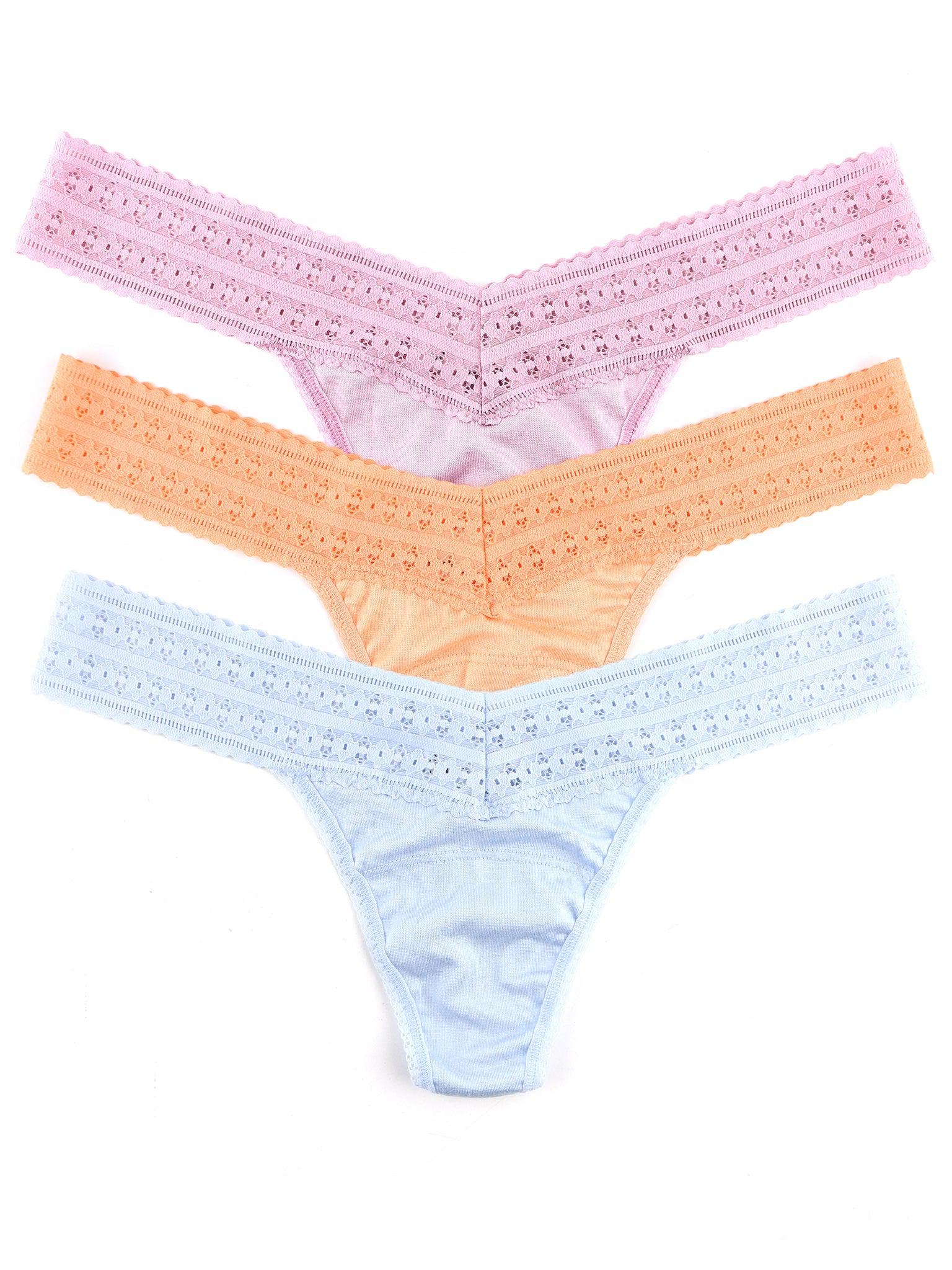 DreamEase® Low Rise Thong 3 Pack