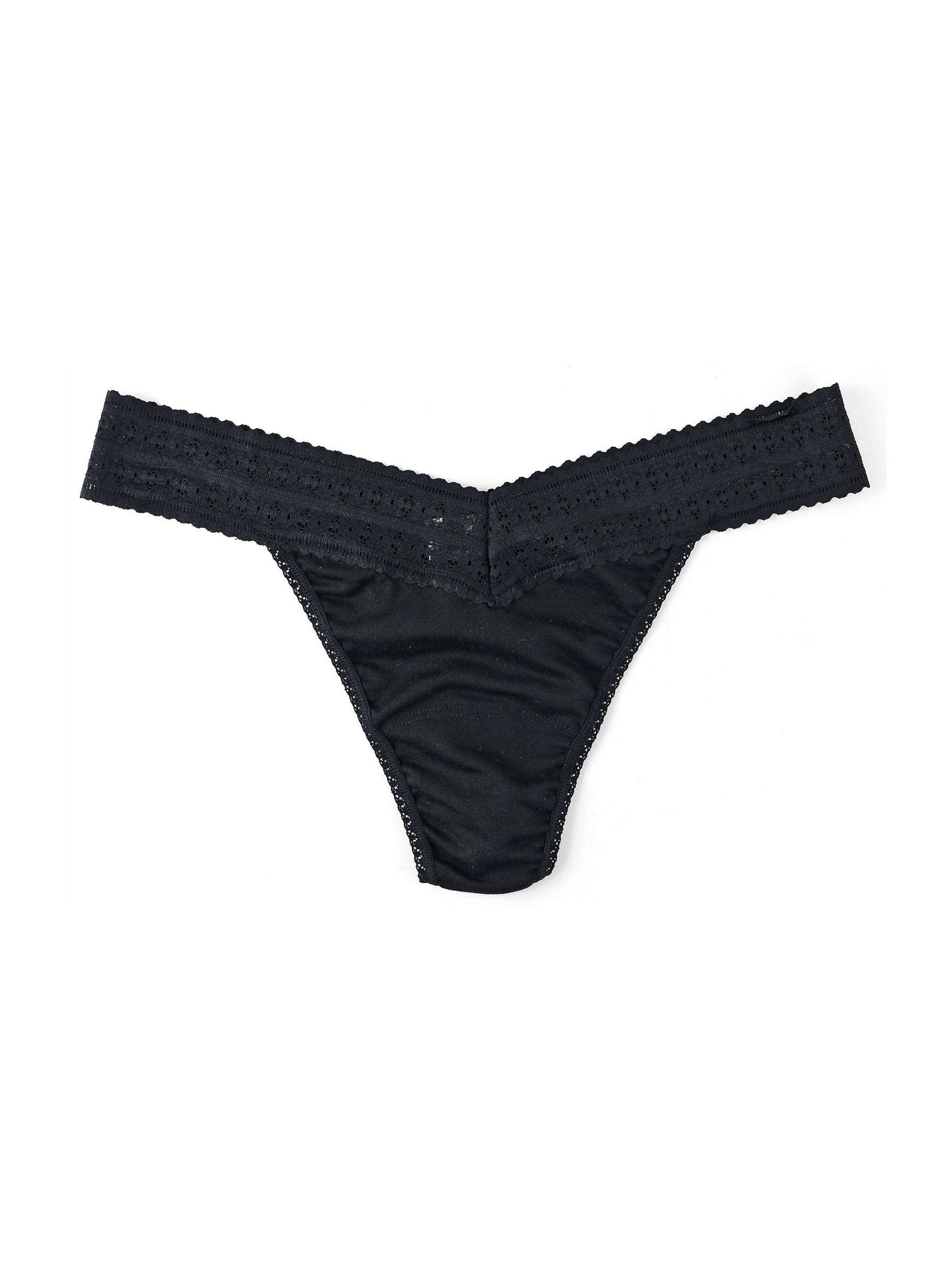 Dream Original Rise Thong-BLACK-Hanky Panky