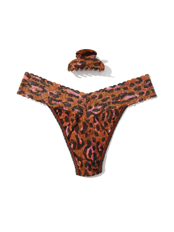 France Luxe Clip and Original Rise Thong Throwback Brown