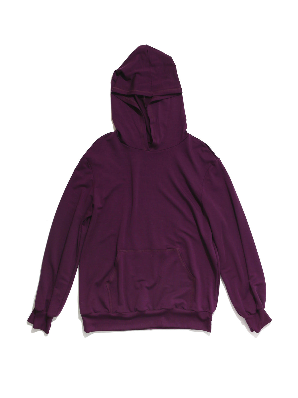 French Terry Hoodie Dried Cherry Red Sale