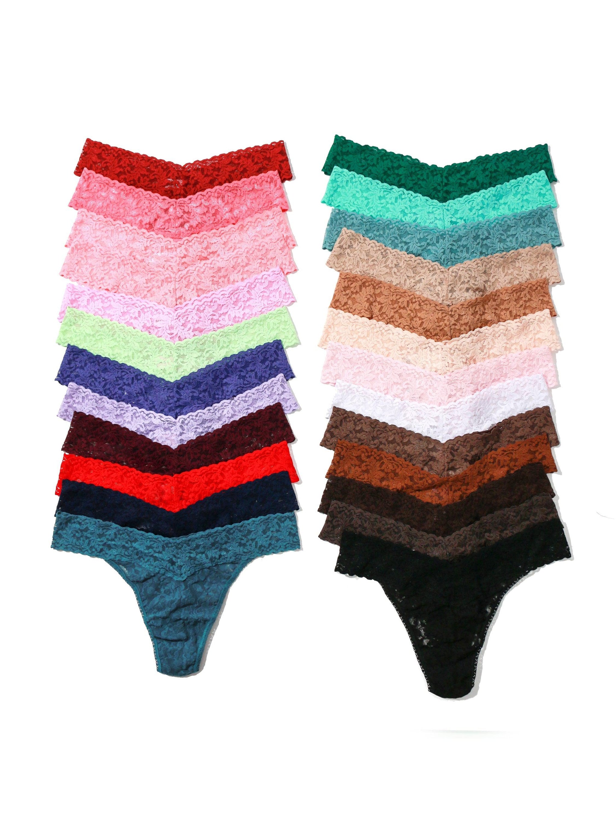 Holiday Cotton 3 Pack Original Rise Thongs Sale
