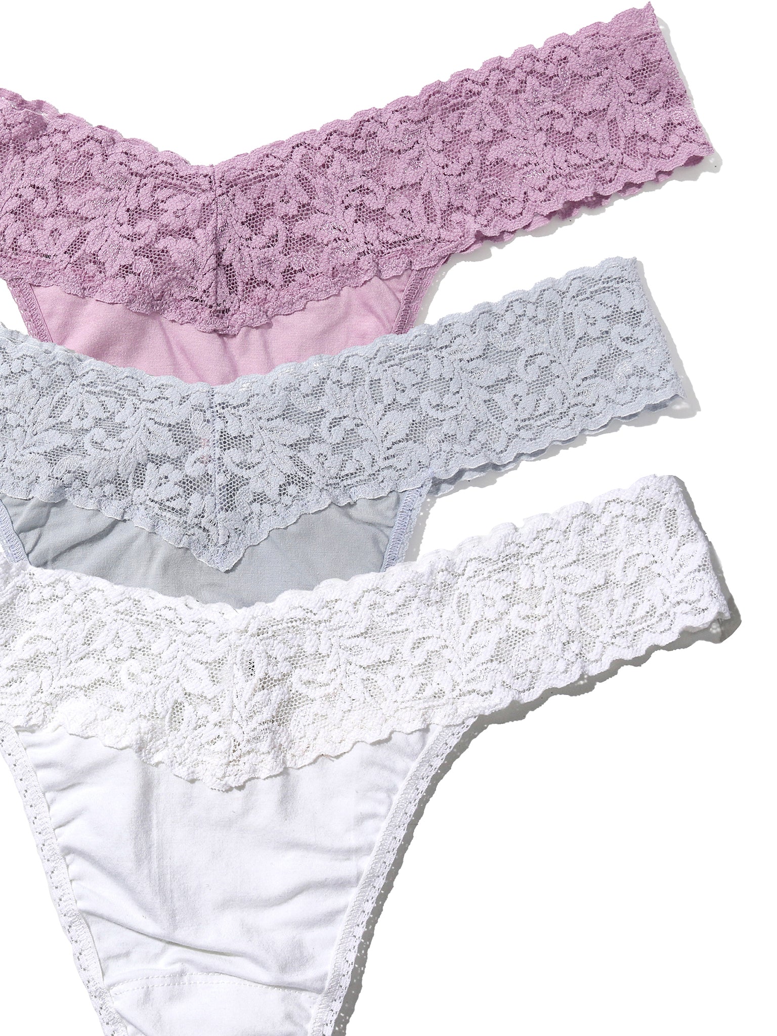 Holiday 3 Pack Supima® Cotton Original Rise Thong