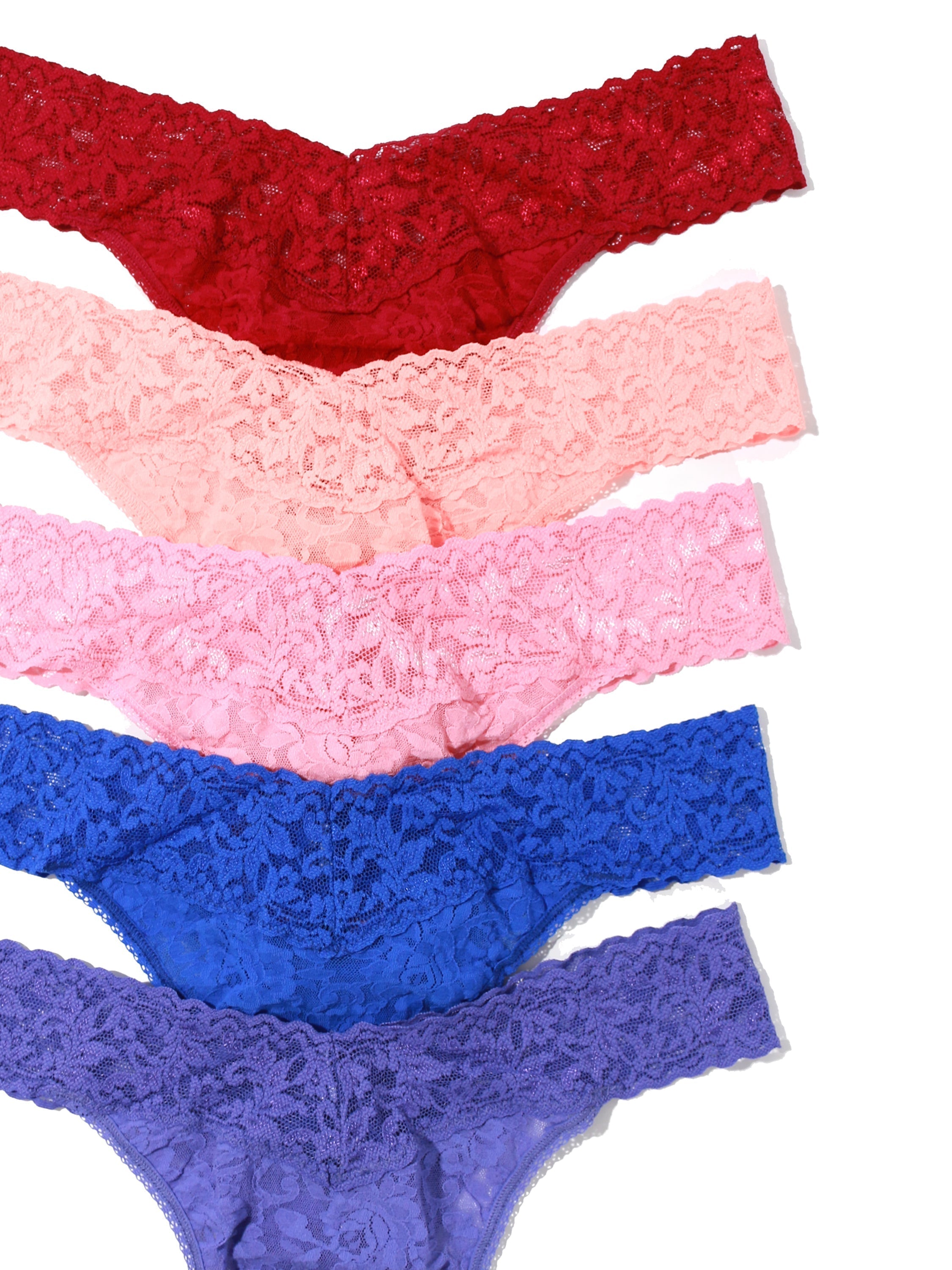 Holiday 5 Pack Signature Lace Thongs | Hanky Panky | Hanky Panky