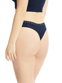 MellowLuxe™ Low Rise Thong Bicoastal Blue Sale