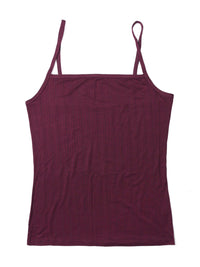 MellowLuxe™ Square Neck Cami Dried Cherry Red Sale