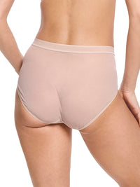 Mesh High Cut French Brief Chai