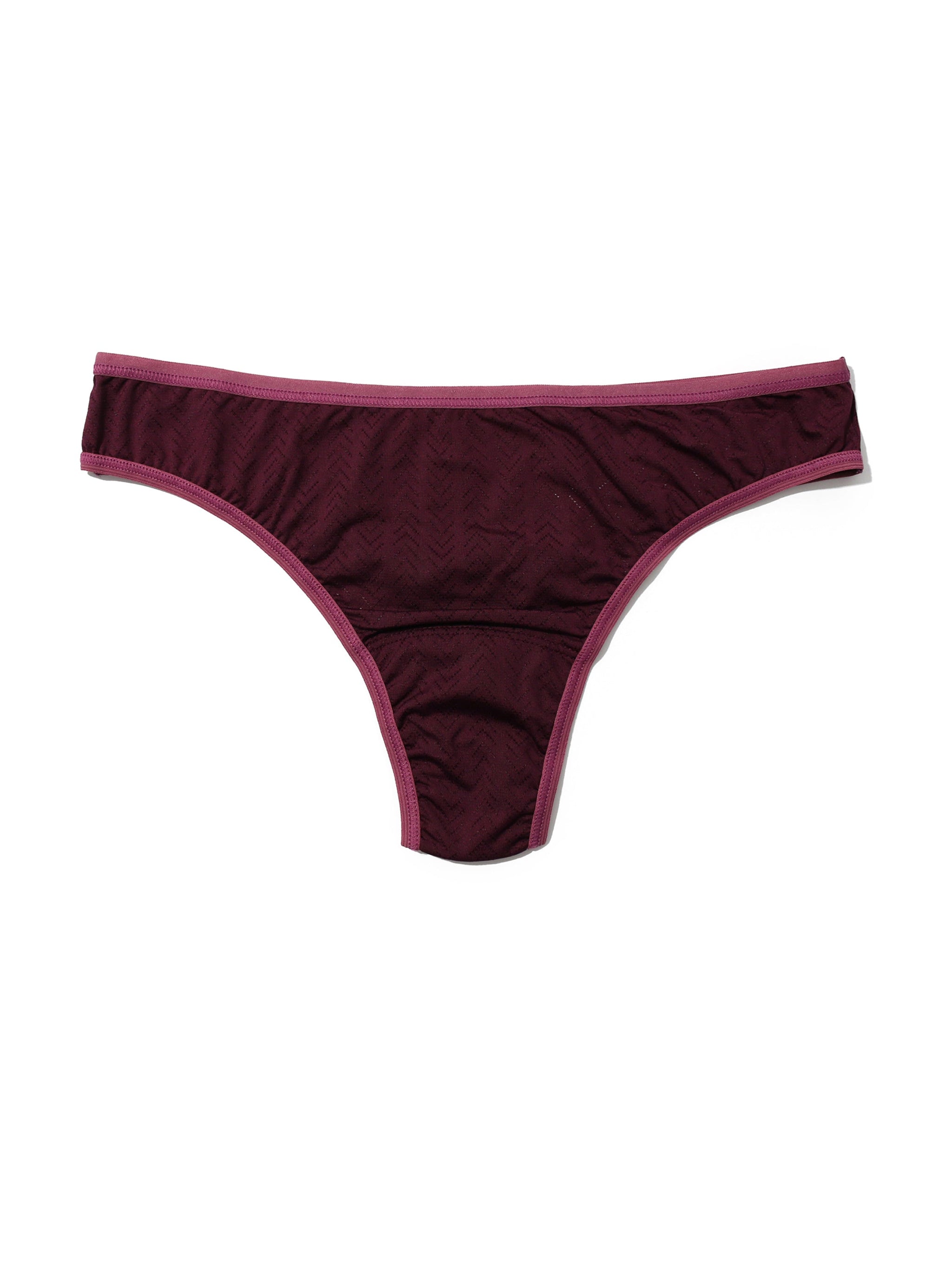 Subset Organic Cotton Low-Rise Thong: Available in sizes 2XS-3XL