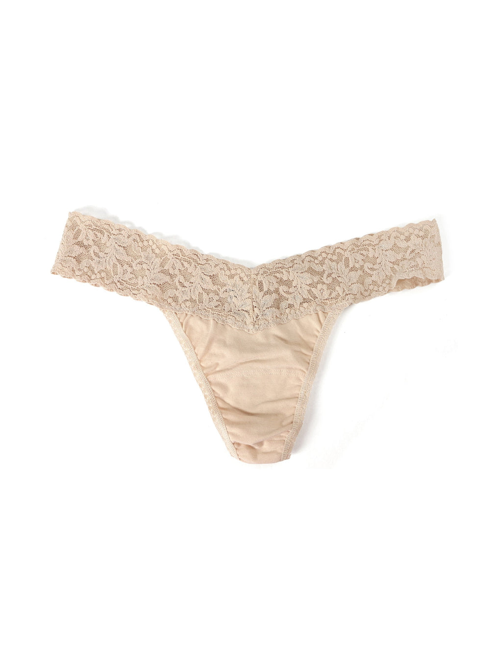 Petite Size Supima® Cotton Low Rise Thong Chai | Hanky Panky