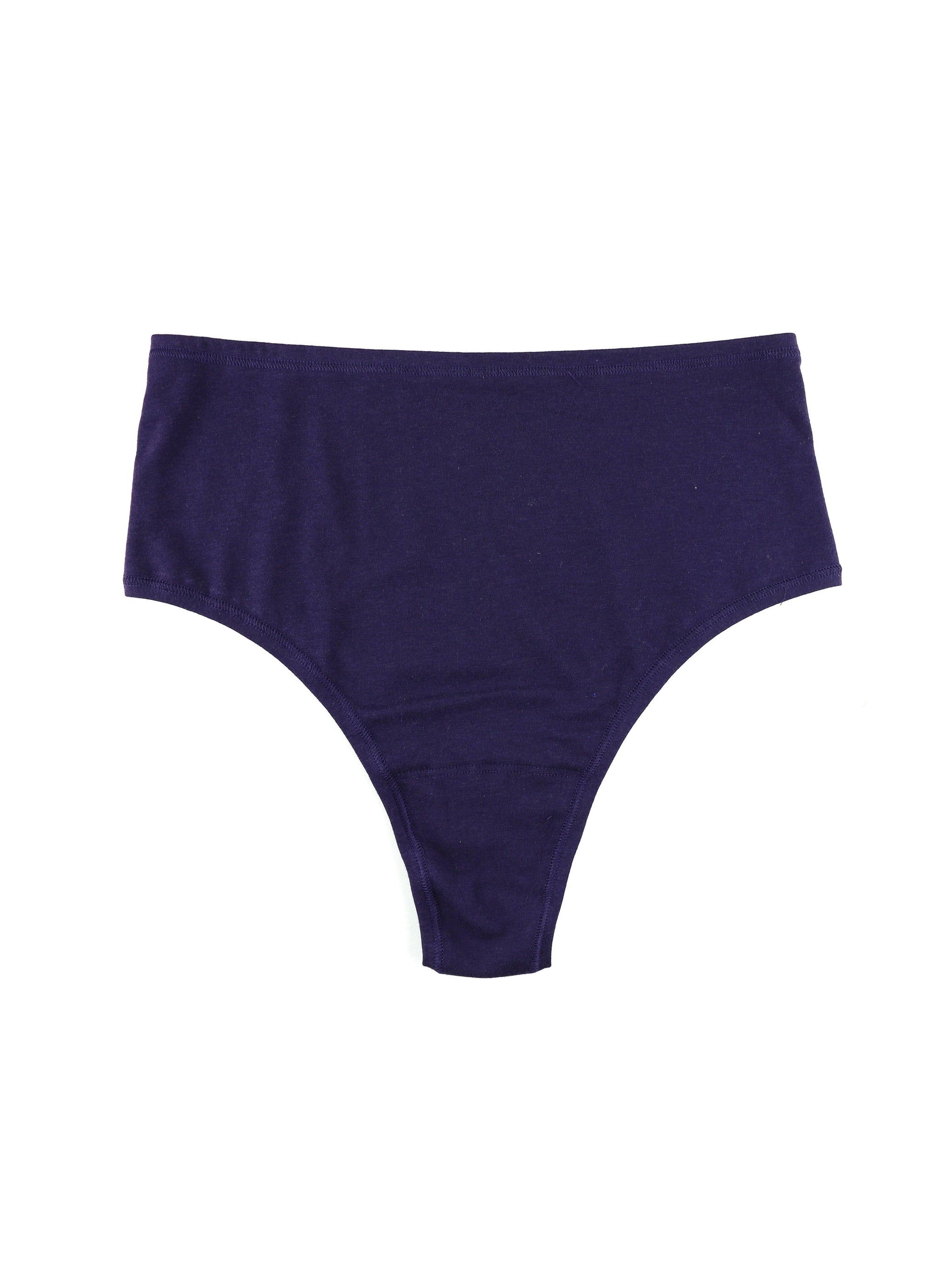 PlayStretch™ Natural Rise Thong Raw Amethyst Purple