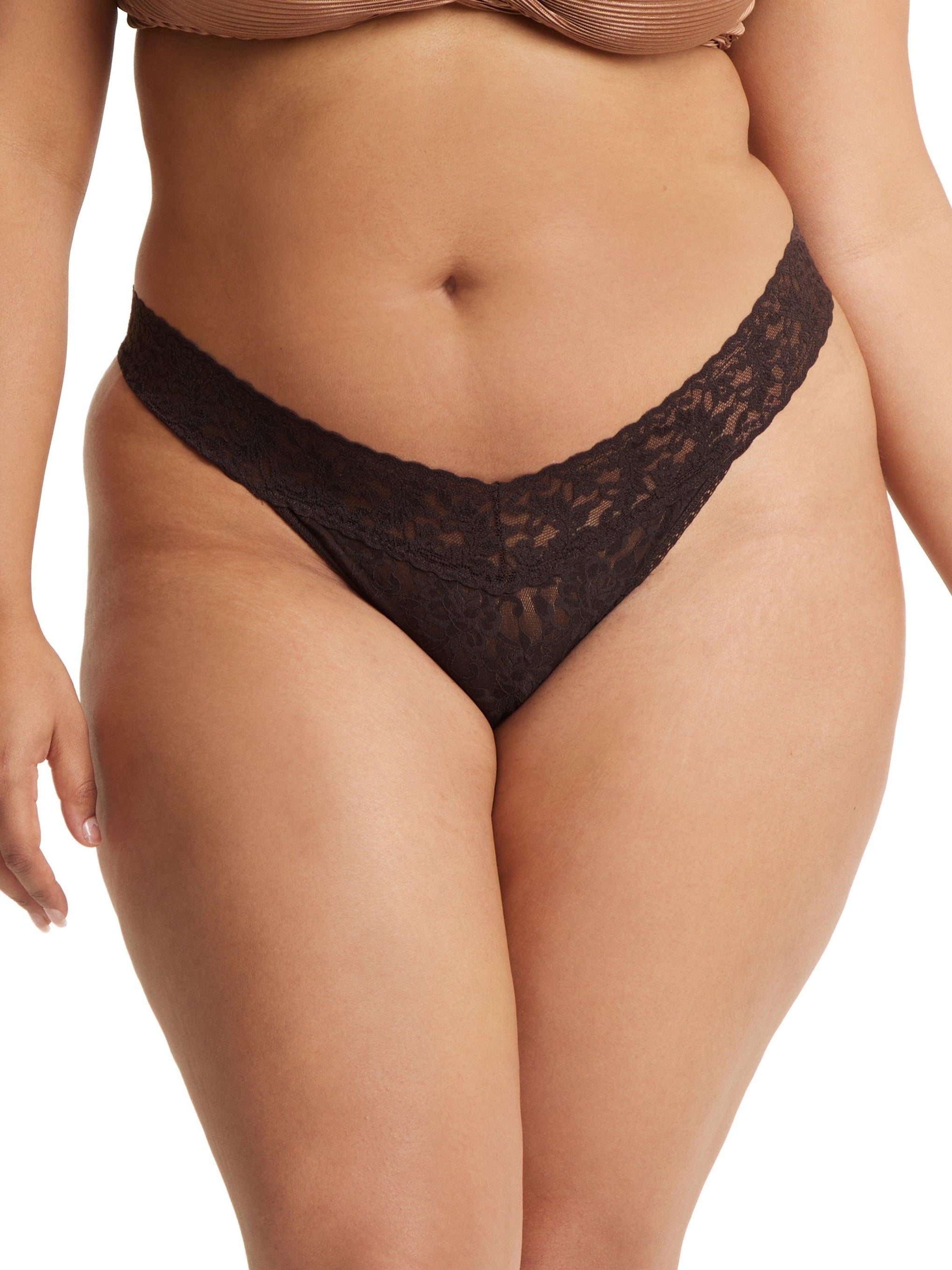 Naked High Waist Thong In Black – The End Label