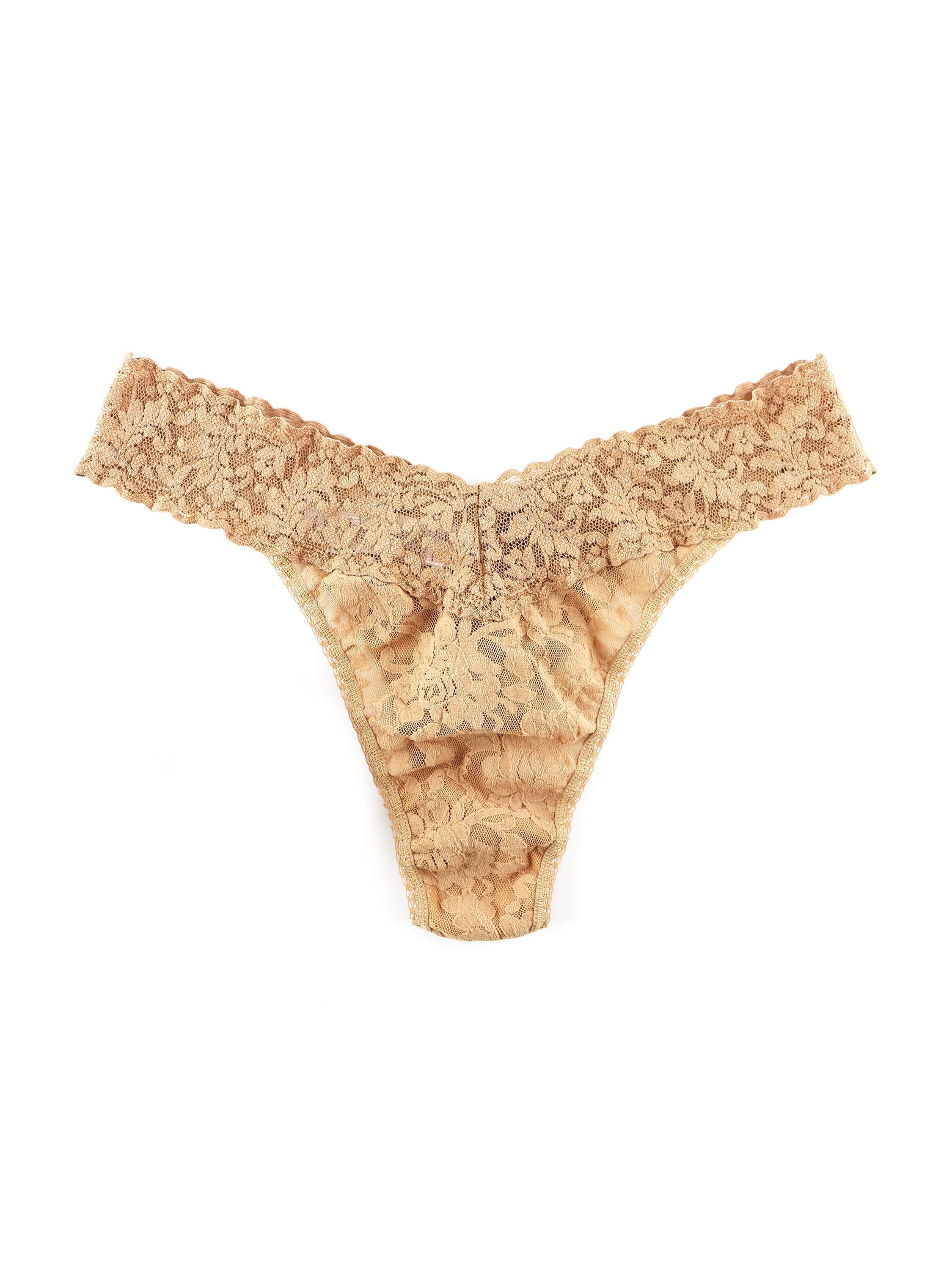 Signature Lace Original Rise Plus Size Thong