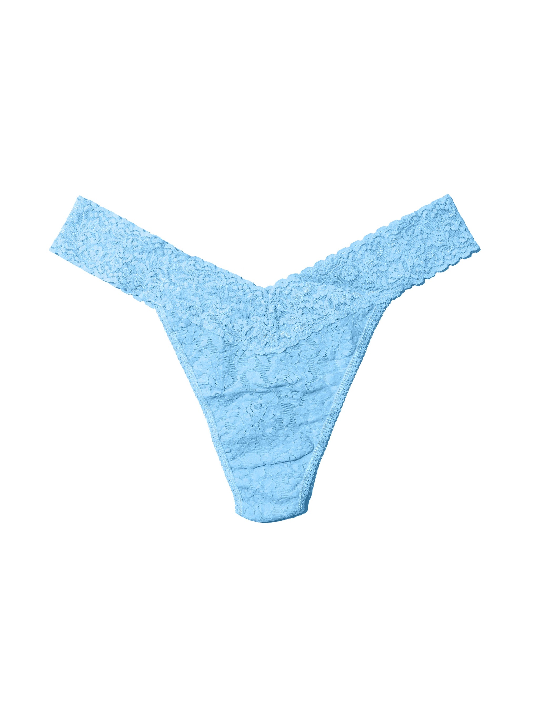 Generic Men's Cotton Spandex Thong Brief Innerwear Underwear (blue