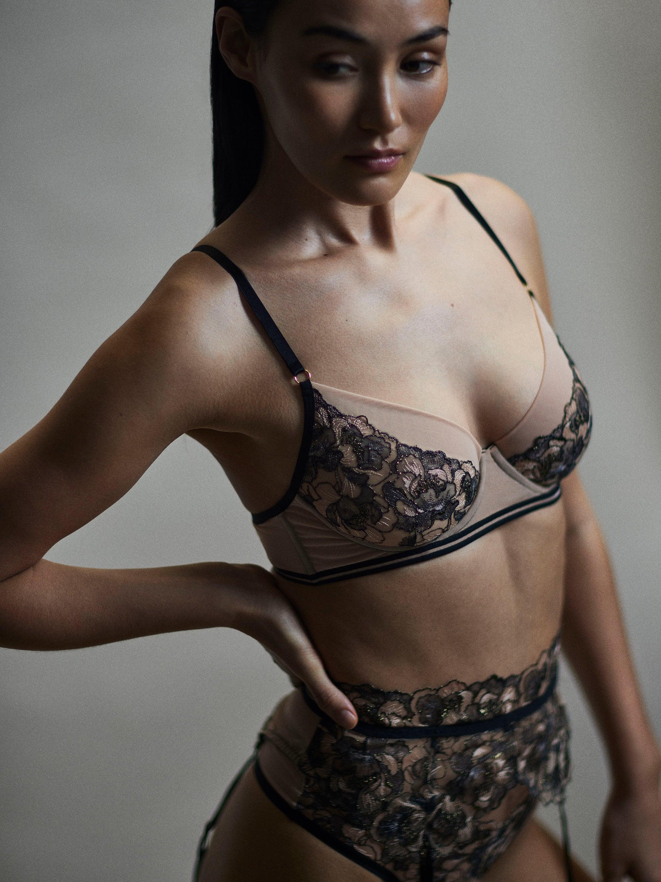 Prabal Gurung Rose Gold Underwire Bra Sale