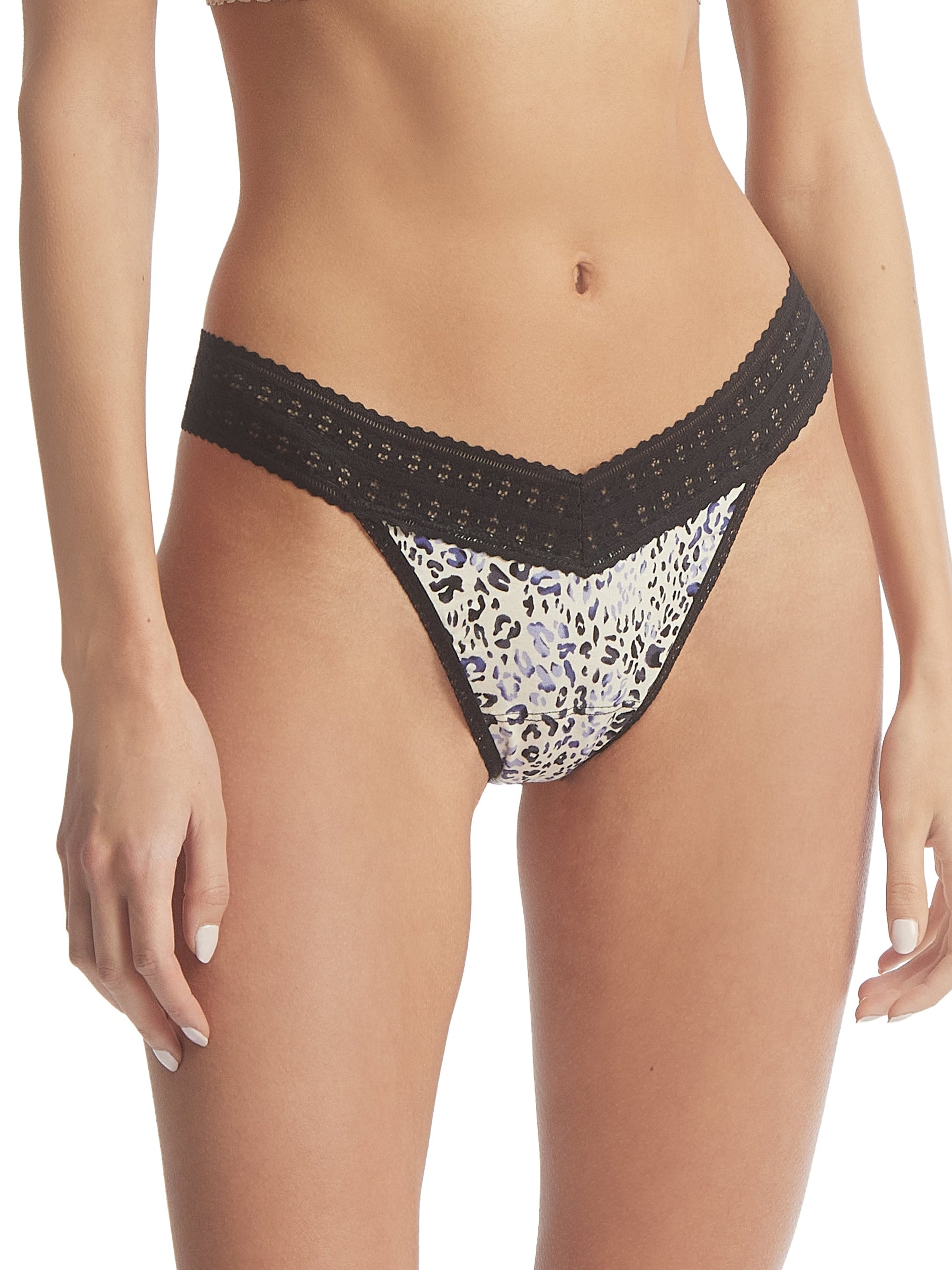 Printed DreamEase® Original Rise Thong Spotted Sale