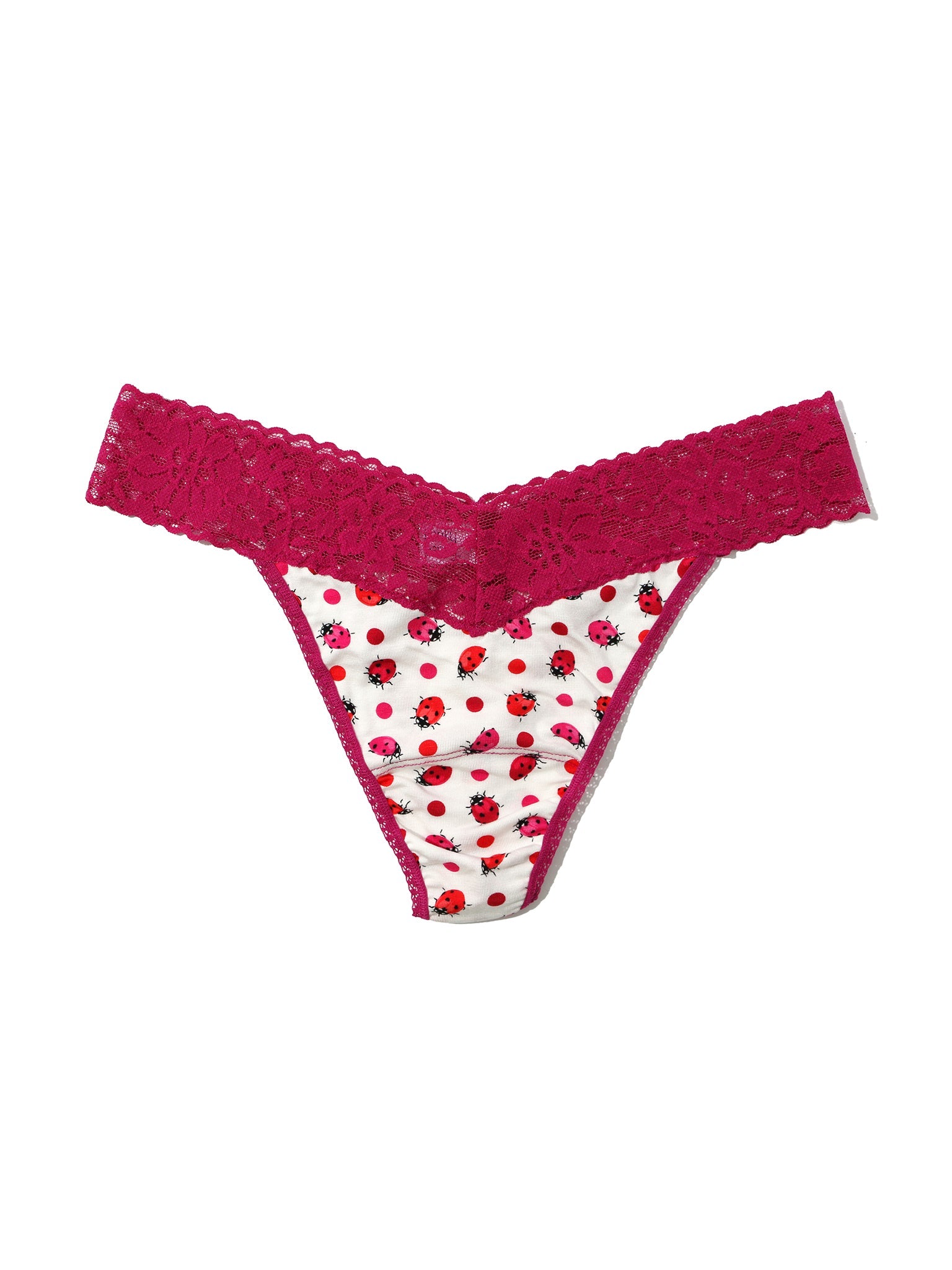 Printed Dreamease® Original Rise Thong Do Or Dot