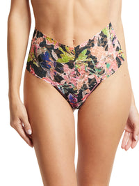 Printed Retro Lace Thong Unapologetic Sale