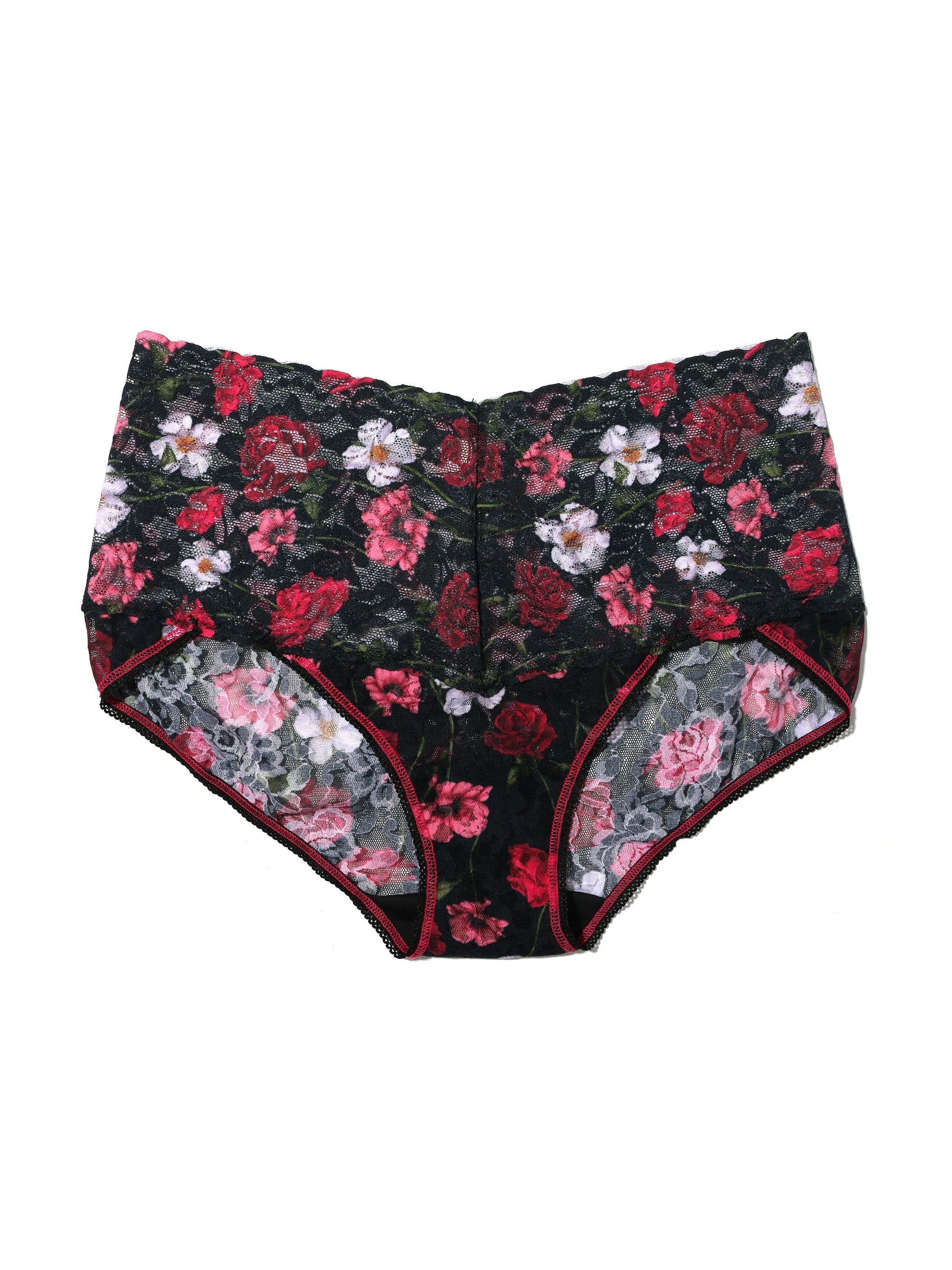 Printed Signature Lace Crotchless Cheeky Hipster Am I Dreaming