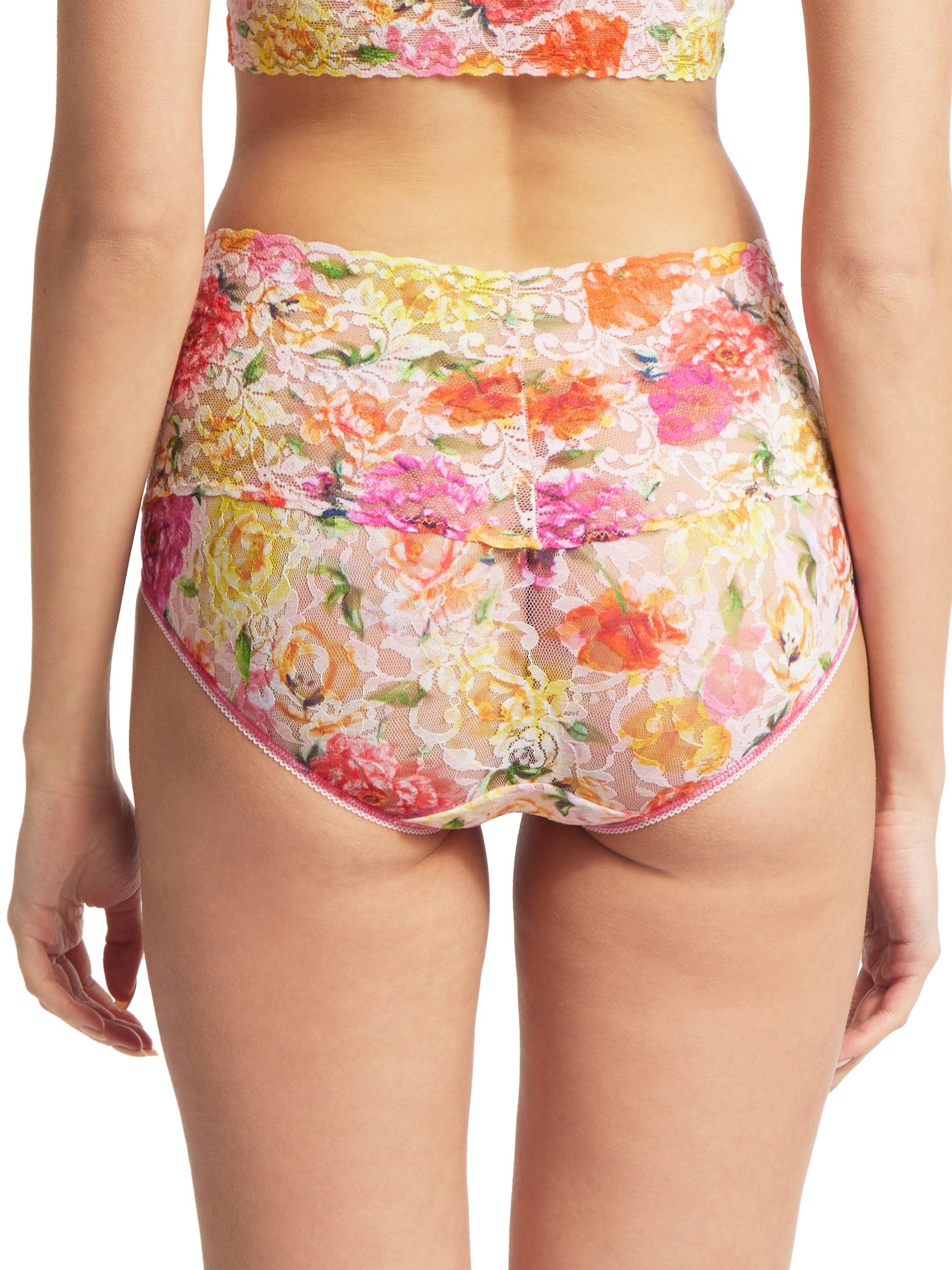 Printed Retro Lace V-Kini Bring Me Flowers Sale