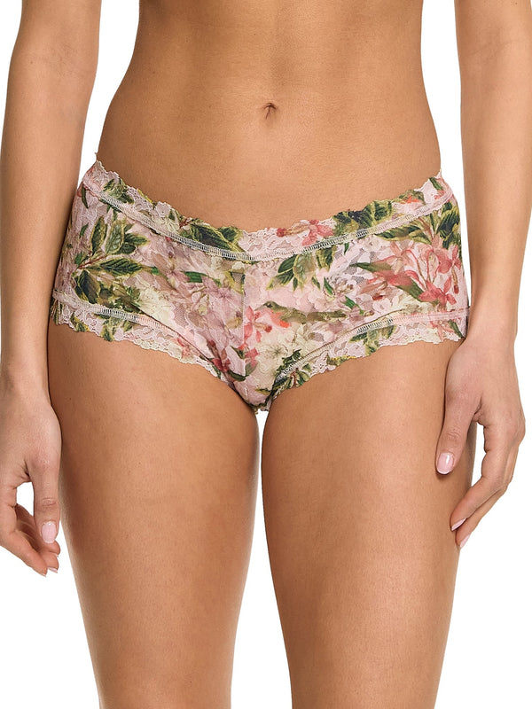 Printed Signature Lace Boyshort French Garden Sale