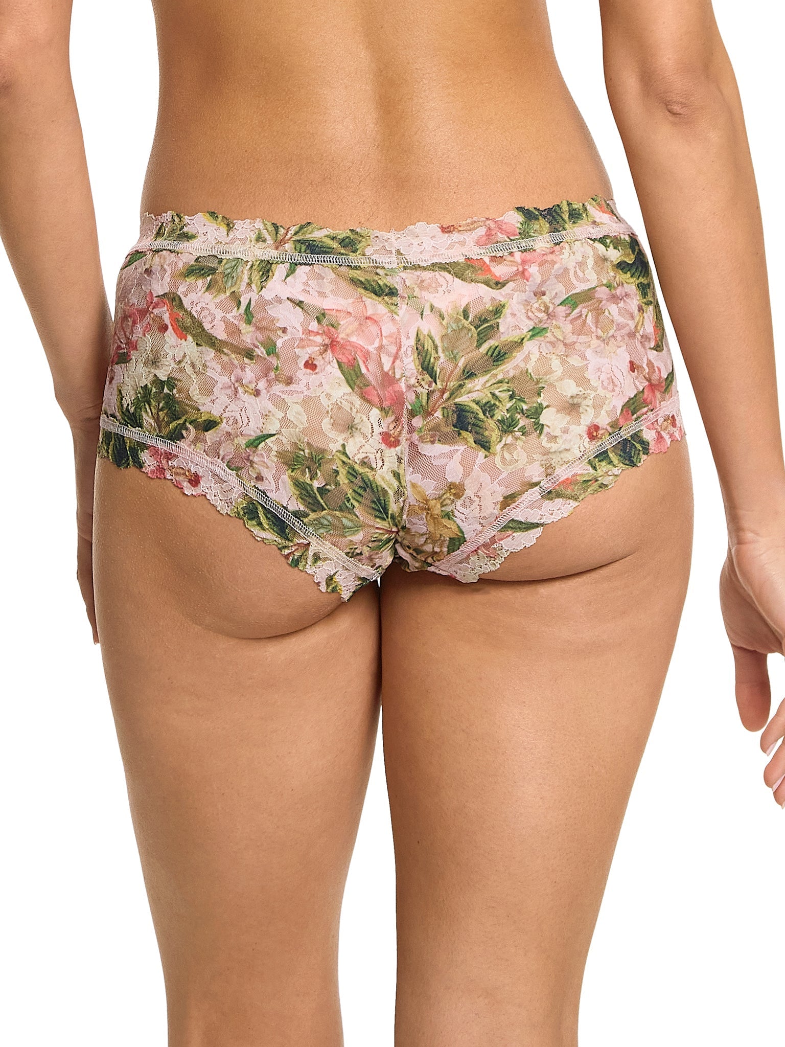 Printed Signature Lace Boyshort French Garden Sale